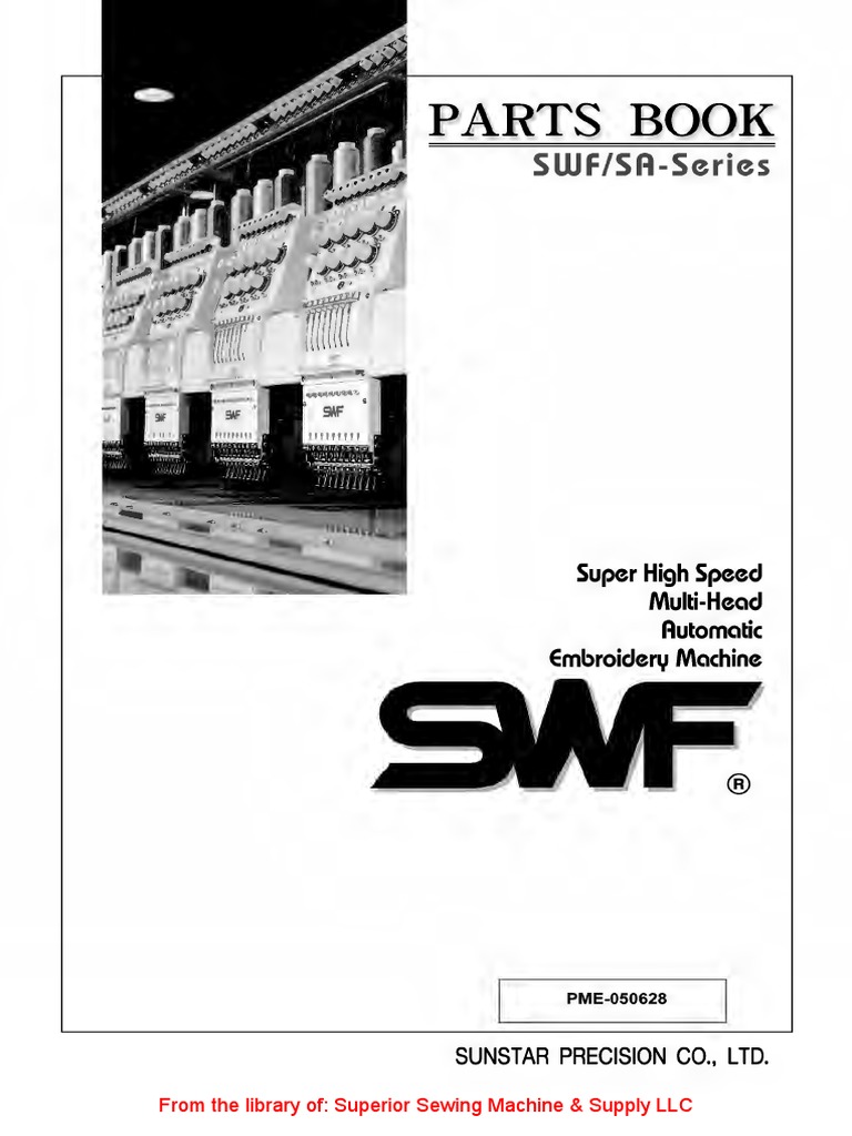 SWF Sa Series | PDF | Screw | Equipment