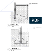 Zapata 1 1: +0.15 Cimentaciones