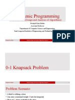 6.3 DP - 0-1 Knapsack Problem