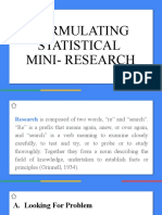 Mini Research