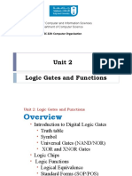 Unit-2 Logic Gates Functions