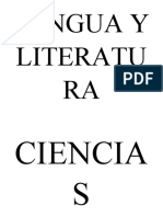 Lengua y Literatura