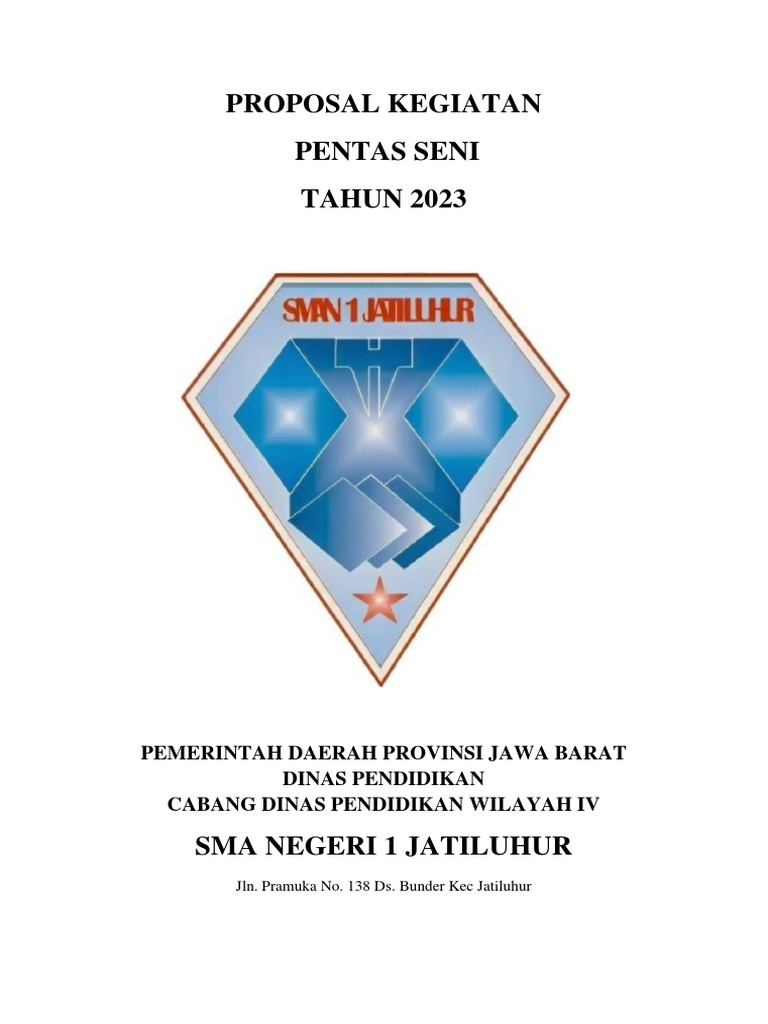 Proposal Kegiatan Pensi 2023 - Revisi - 105022 | PDF
