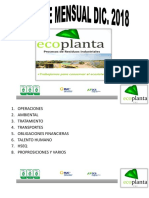 Informe Cierre 2018 - Ecoplanta Pri Sas