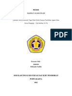 Resume: Diajukan Untuk Memenuhi Tugas Mata Kuliah Seminar Pendidikan Agama Islam Dosen Pengampu: Yudi Bachtiar, M. PD