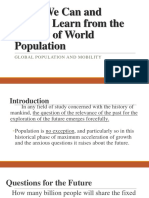 Global Population and Mobility