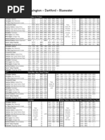 X51/X53 Bus Timetables for Dorset | PDF | Bus Transport | Routes