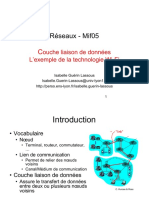 Réseaux - Mif05: Ouche Liaison de Données L'exemple de La Technologie Wi-Fi