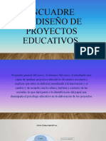 Encuadre de Diseño de Proyectos de Educ.