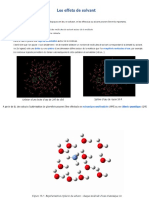 Effets Du Solvant