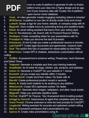 10+ AI TOOLS