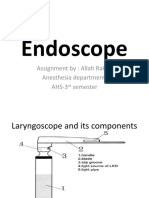 Endoscope Aand Its Types On Basis of Blade