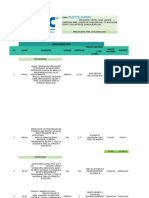 Presupuesto Parametrico Puente