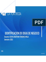 Semana 3 Idea de Negocio