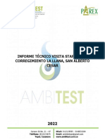 Informe Visita de Diagnostivo e Inspección Inicial San Alberto