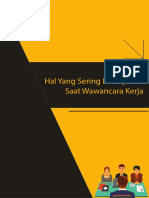 23.hal Yang Sering Ditanyakan Saat Wawancara Kerja