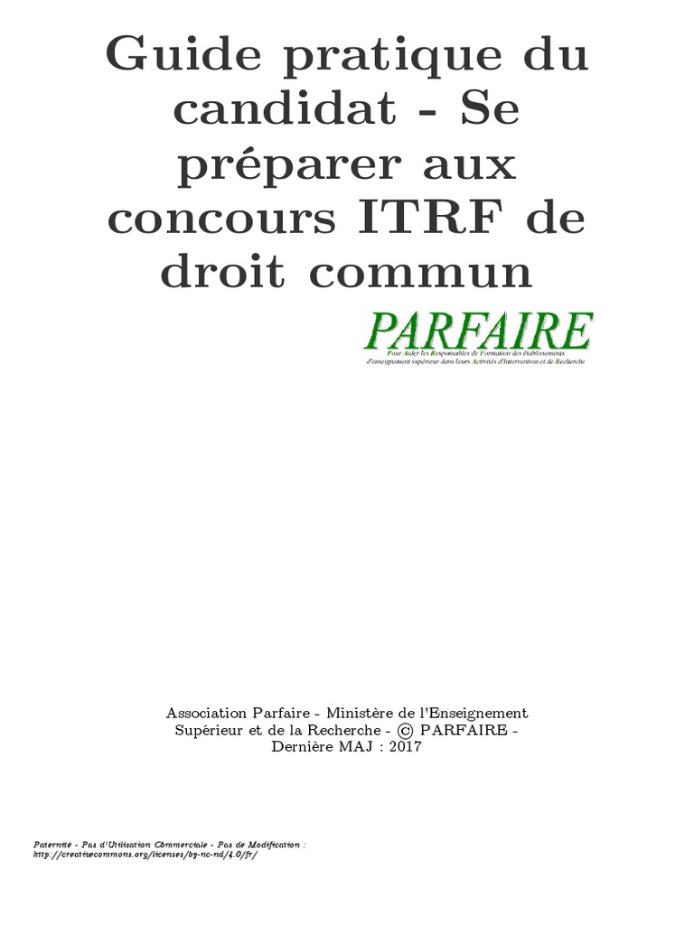 Guide Pratique Du Candidat | PDF | Recrutement | Enseignement
