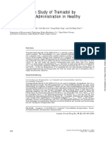 Bioequivalence Study of Tramadol by Intramuscular Administraitos in Healthy Volunterers