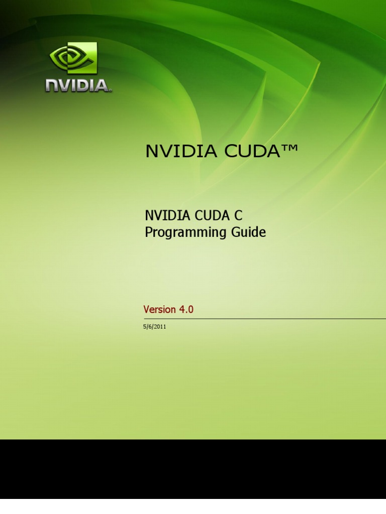 CUDA C Programming Guide | PDF
