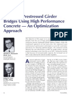 04 Design of Prestressed Girder Bridges Using High Performance Concrete - An Optimization Approach