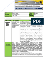 Evaluación Diagnóstica - Arte y Cultura 5º