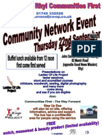 Community Network Event 22nd September 2011