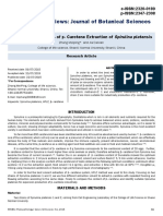 study-on-the-methods-of--carotene-extraction-of-spirulina-platensis