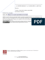 Producción de Vivienda y Desarrollo Urbano Sustentable