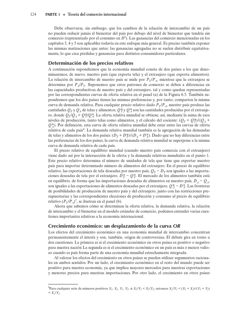 Teoría del Comercio Internacional | PDF | Crecimiento económico ...