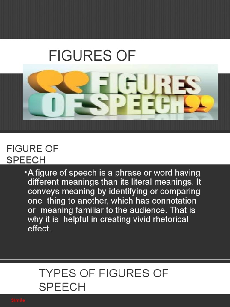 Figure of Speech | PDF | Metaphor | Irony