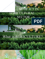 Use of Ict in Agriculture