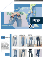 AW 2425 Silhouette Trend For Womens Jeans