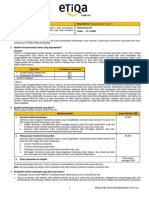 Helaian Pendedahan Produk Takaful FLEXI PA