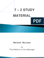 Communication Theory - STUDY MATERIAL
