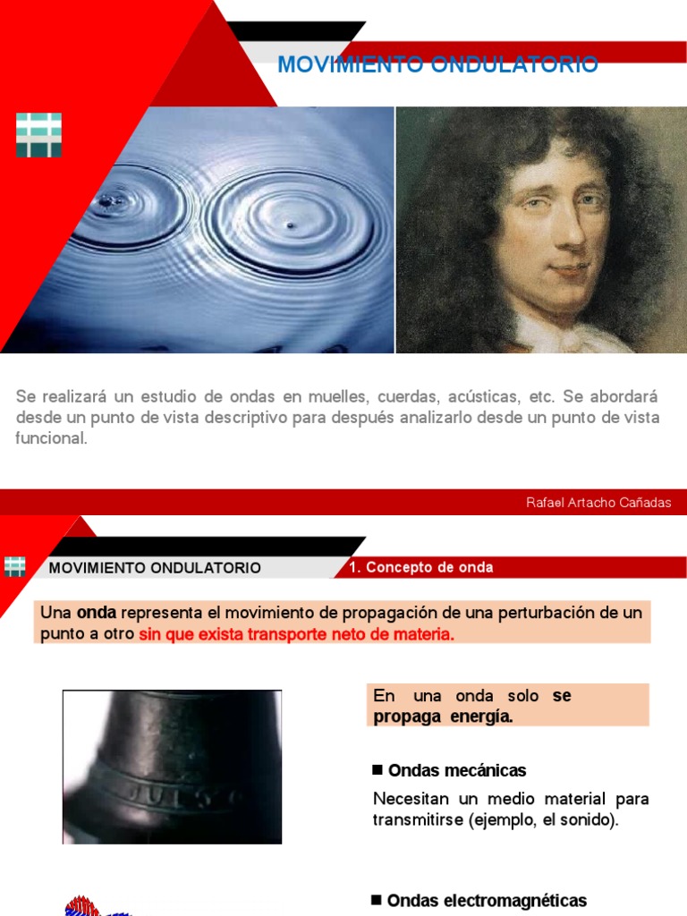 Ecuación de Onda PDF Olas Longitud de onda