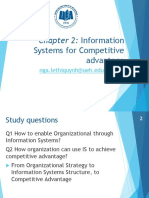 2 - Information Systems For Competitive Advantage