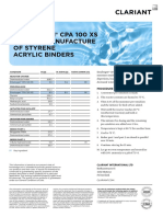 Clariant File Reactive Emulsifiers Guide Formulation Styrene Acrylic