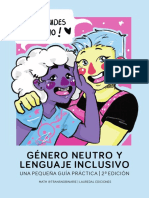 Genero Neutro Lenguaje Inclusivo 2 1 Edicion