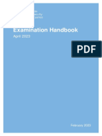 Ifoa Examination Handbook April 2023