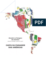 Carta Da Paisagem Das Americas