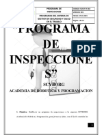 Pi-002 - Programa de Inspecciones