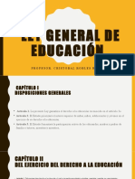 Ley General de Educacion