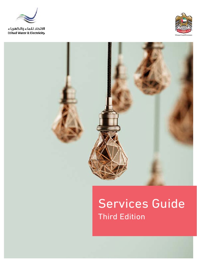 Etihad Water & Electricity Services Guide | PDF | Fee | United Arab ...