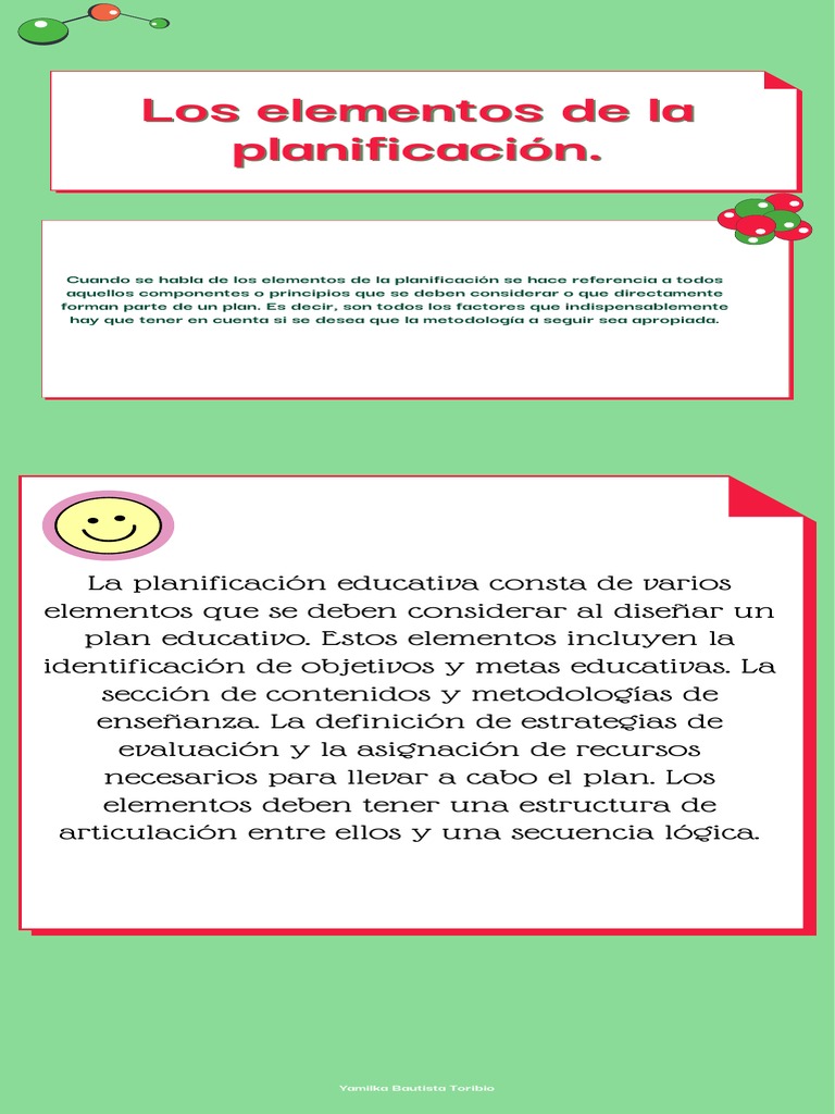 Elementos Clave de la Planificación Educativa | PDF | Enseñando ...