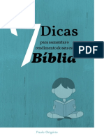 7 Dicas para Estudar Biblia