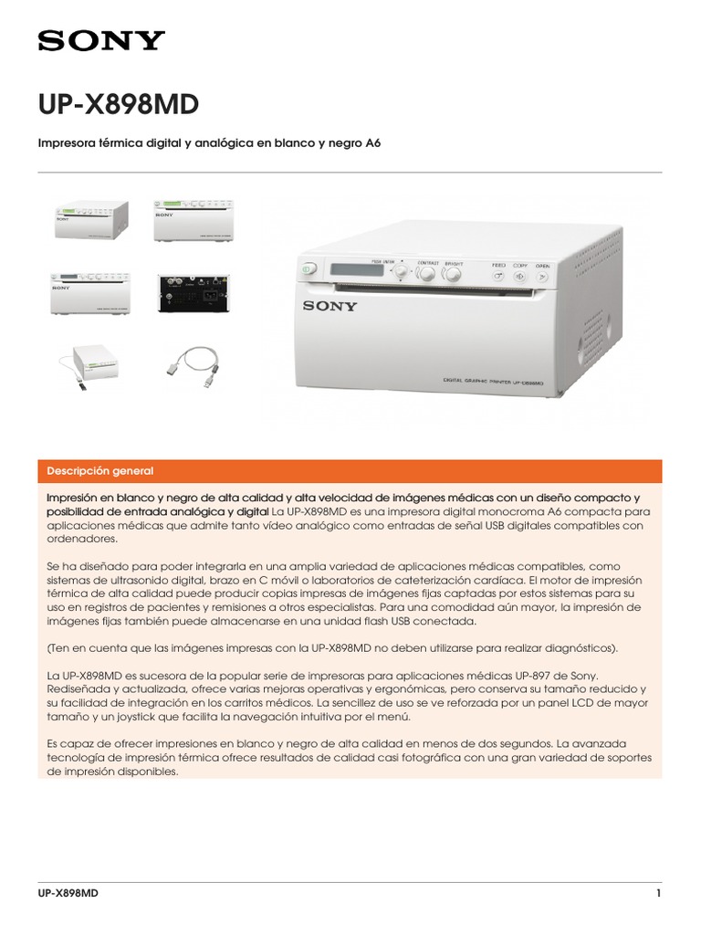 Video Graphic Printer SONY UP-811 Stampante Termica Video Grafica Di Alta Qualita