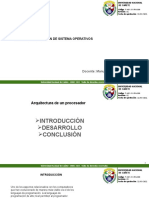 (Semana 06) Administración SistemasOperativos - Clase - Arquitectura de Un Procesador