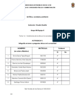 UA Ética, Sociedad y Profesión: Universidad Autónoma de Nuevo León Facultad de Contaduría Pública Y Administración