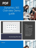 Dynamics 365 Overview Demo Guide