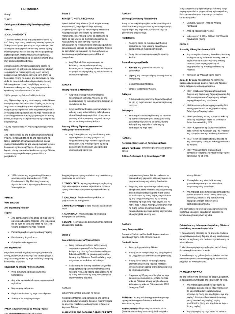 Filipino | PDF